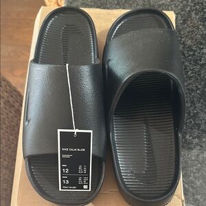 NWT Nike Black Calm Slide Sandals